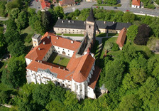 Sázavský klášter - výstava "Slovanský klášter Karla IV. Emauzy a jeho hlaholské písemnictví"